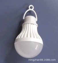 供应LED球泡灯塑料灯壳配件,A60吊挂式节能灯泡外壳 灯罩 HY-4848