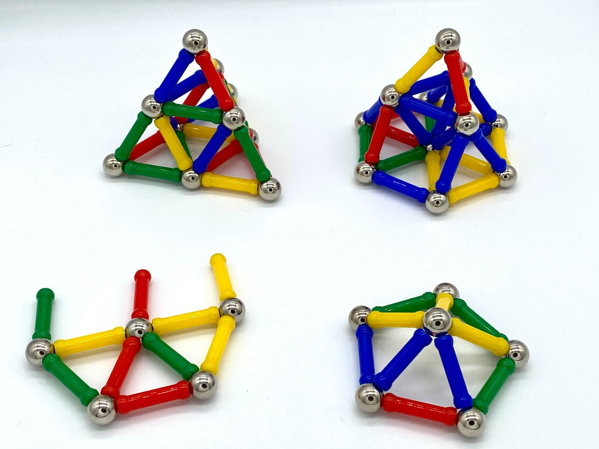 儿童益智磁力棒玩具拼搭百变积木散装自由组合103 206pcs定制款