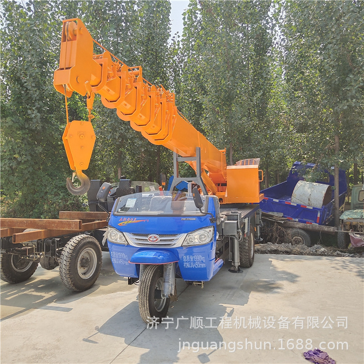 河南小型农用三轮随车吊 3吨三轮随车吊 全新五征三轮