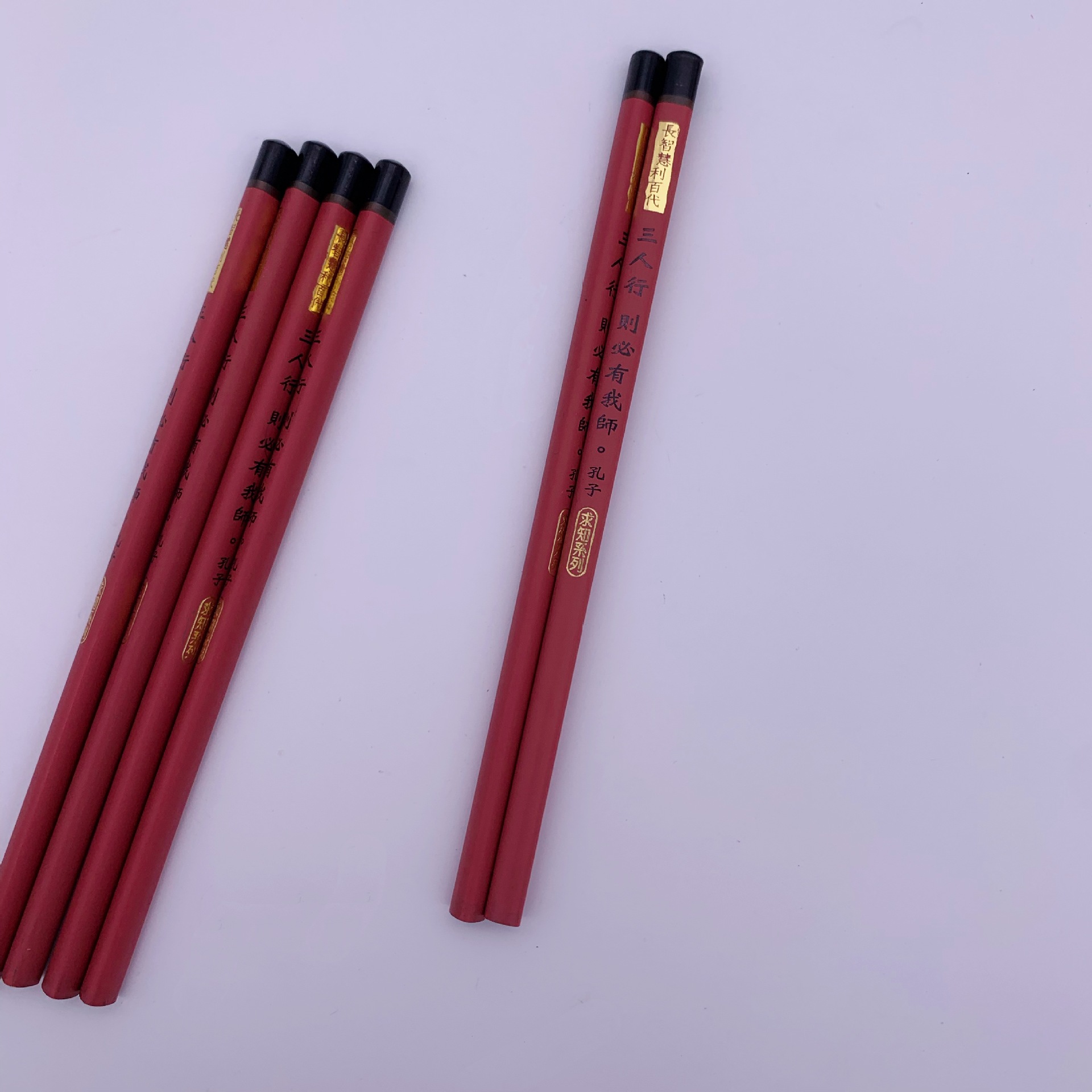 红木三角铅笔求知铅笔学生儿童书写三角形铅笔hb易卷削不断芯