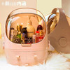 lady travel High-capacity waterproof Dressing Cosmetics desktop storage box Skin care products Stands dustproof Makeup box lady travel High-capacity waterproof Dressing Cosmetics desktop storage box Skin care products Stands dustproof Makeup box