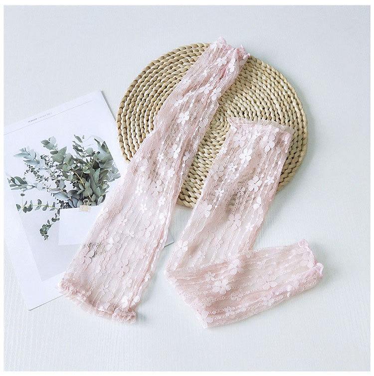 新款蕾丝袖套女手袖护臂手臂袖春秋夏季开车装饰可爱网红美少女