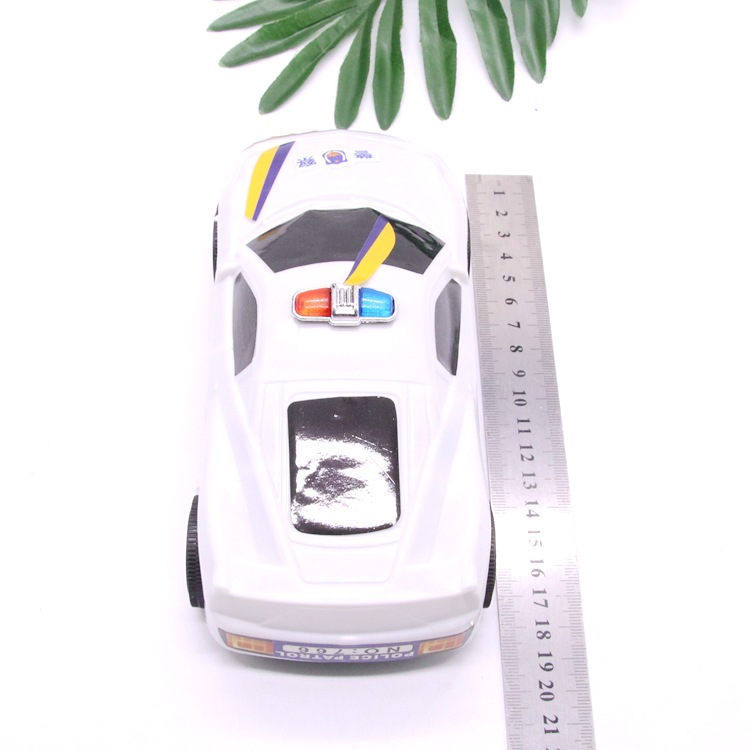 Factory Direct Plastic Car Children's Toy Large Police Car Model 2 Yuan Stall Toy Wholesale