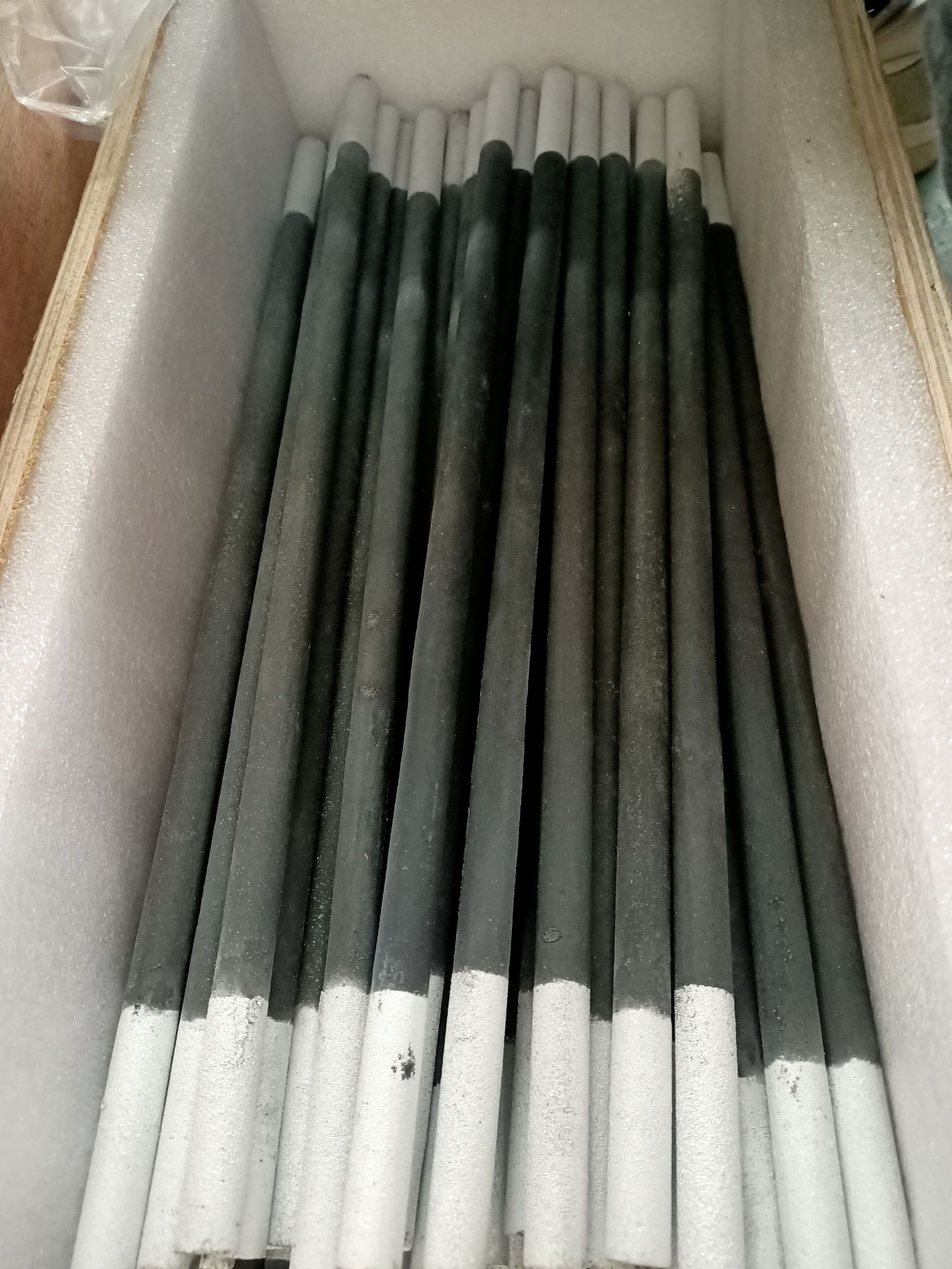 正丰厂家生产等直径大头硅碳棒450mm600mm电加热配件带夹具