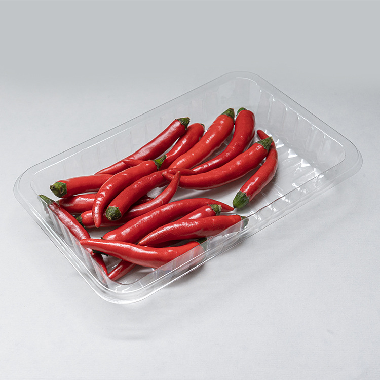一次性超市蔬果包装盒 1510辣椒打包盒 pet吸塑包装盒