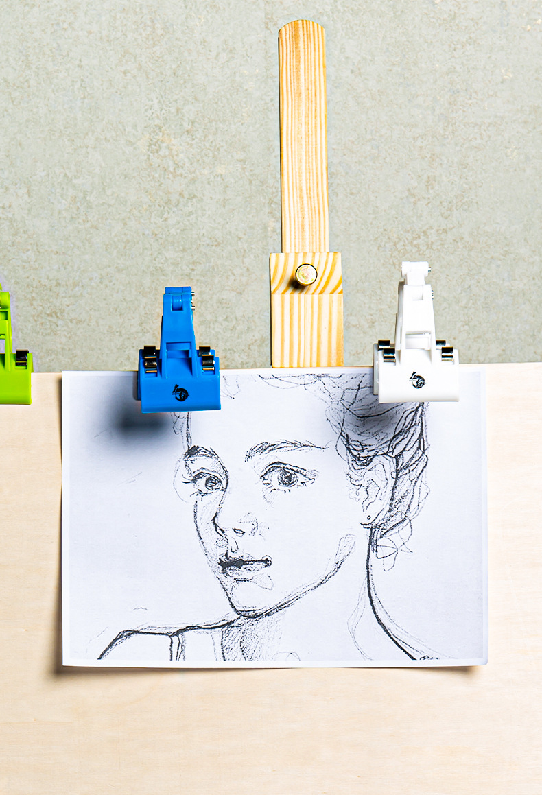 画画临摹夹美术生专用范画夹夹画夹子画板夹子水粉色彩素描夹子用