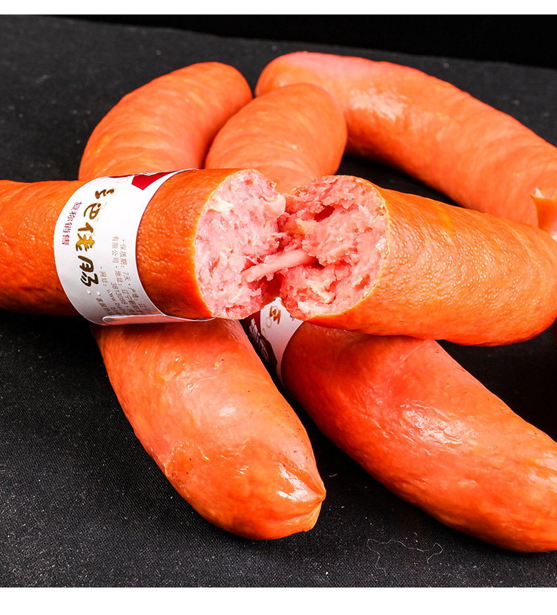 乡巴佬肠750g东北特产鸡肉香肠真空即食泡面搭档零食肉香肠顺丰