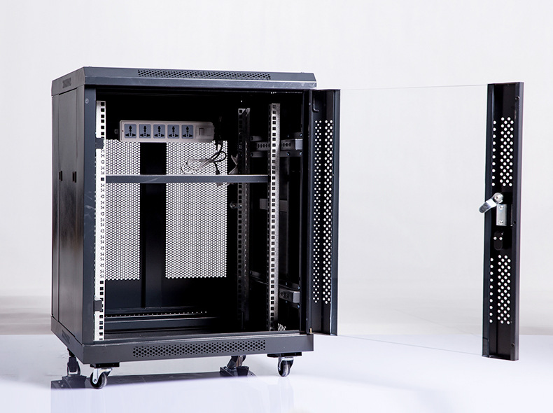 网络机柜落地式0.6米威龙款16u弱电机柜交换机监控服务器机房机柜