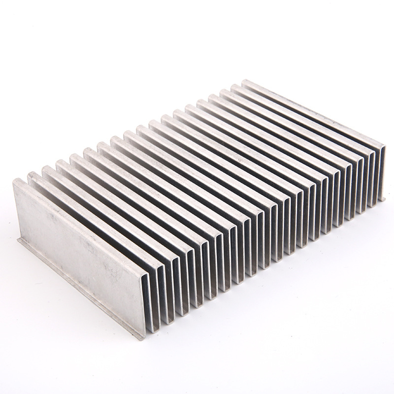 折叠fin平直翅片铝合金翅片齿形新能源散热片定制