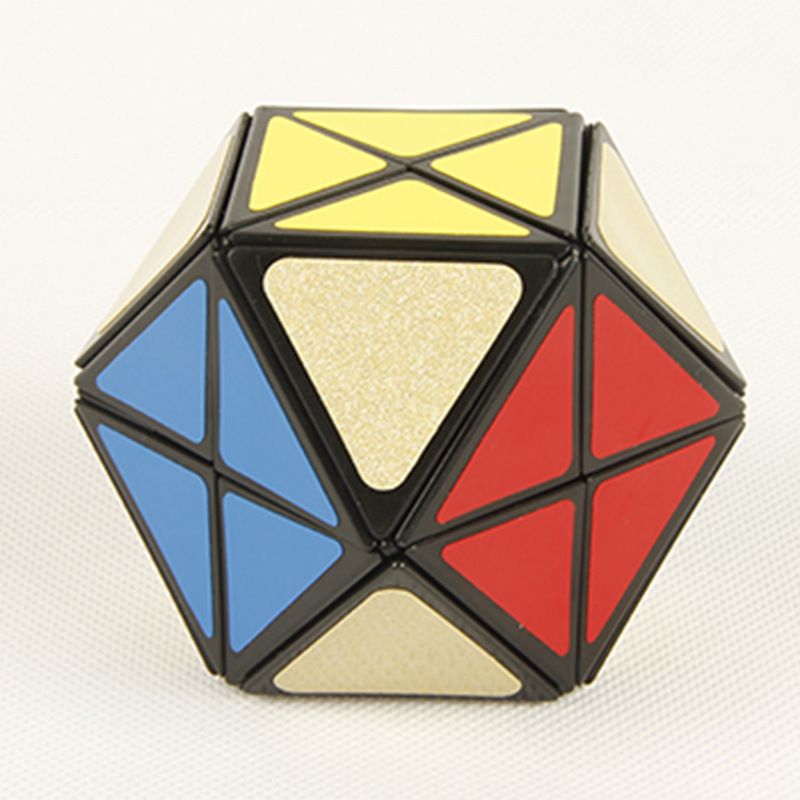 【蓝蓝 十二轴十四面体/切角直升机 魔方】12轴14面体 异形魔方