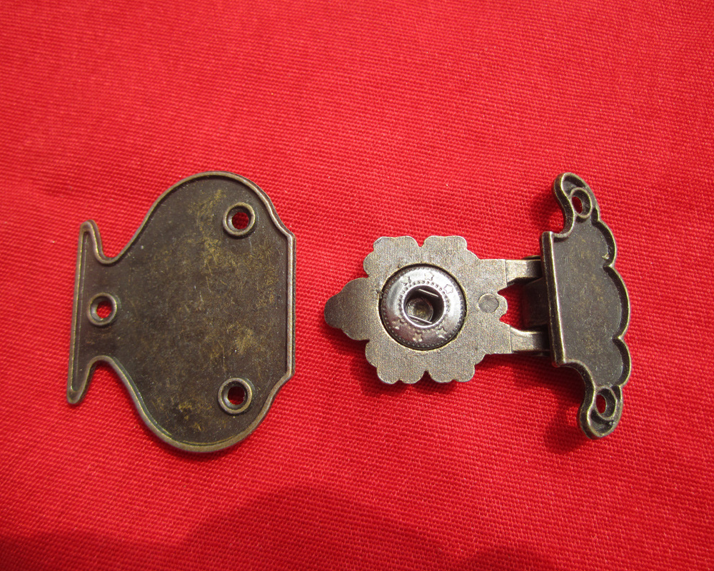 新款家具木盒箱扣高档锌合金箱扣花瓶扣工艺品配件