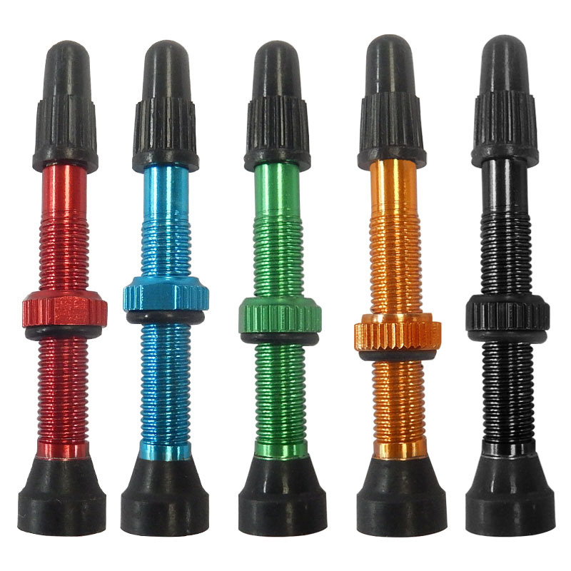 山地车真空法嘴铝合金轮胎法式气门嘴气门芯自行车真空轮胎打气嘴