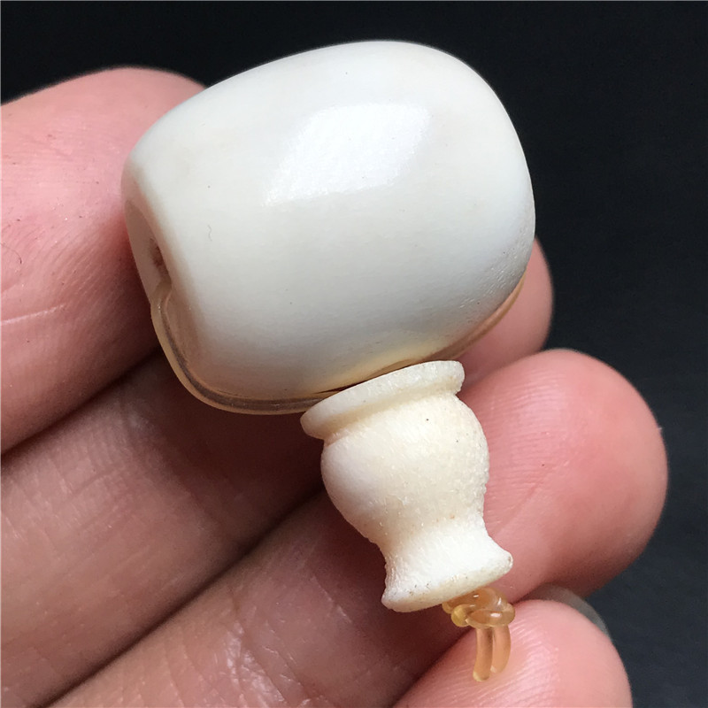 恒信藏式天然鹿角三通佛头 佛珠菩提diy配饰多尺寸低价批发