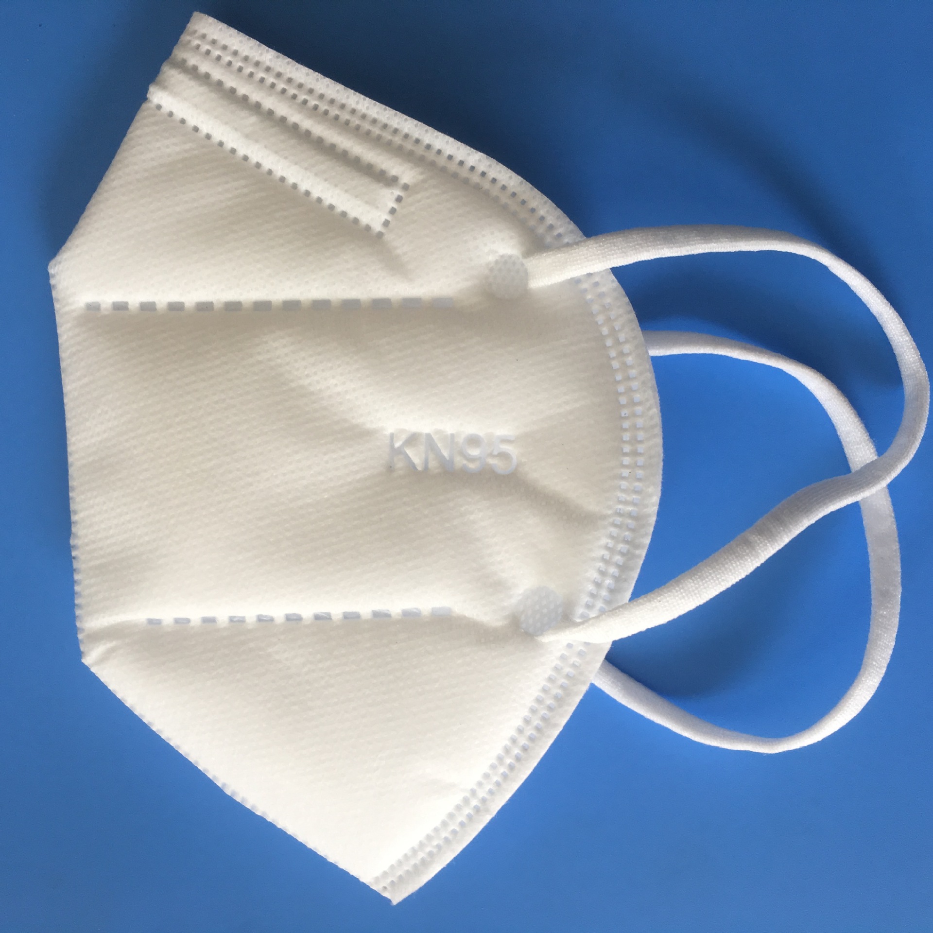 厂家现货直销kn95白板 5层内置铝条 双层95熔喷布 过滤95.97%-99%