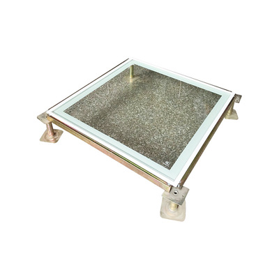 透明钢化玻璃地板 防静电高架地板玻璃架空地板