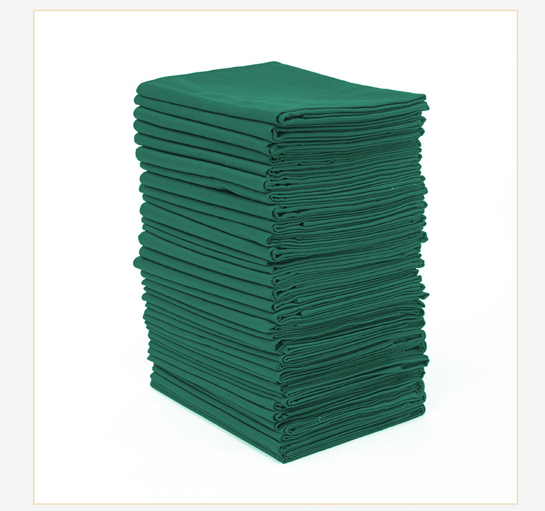 墨绿色手术棉洞巾清创缝合洞巾剖腹单妇科牙科口腔大洞巾包邮