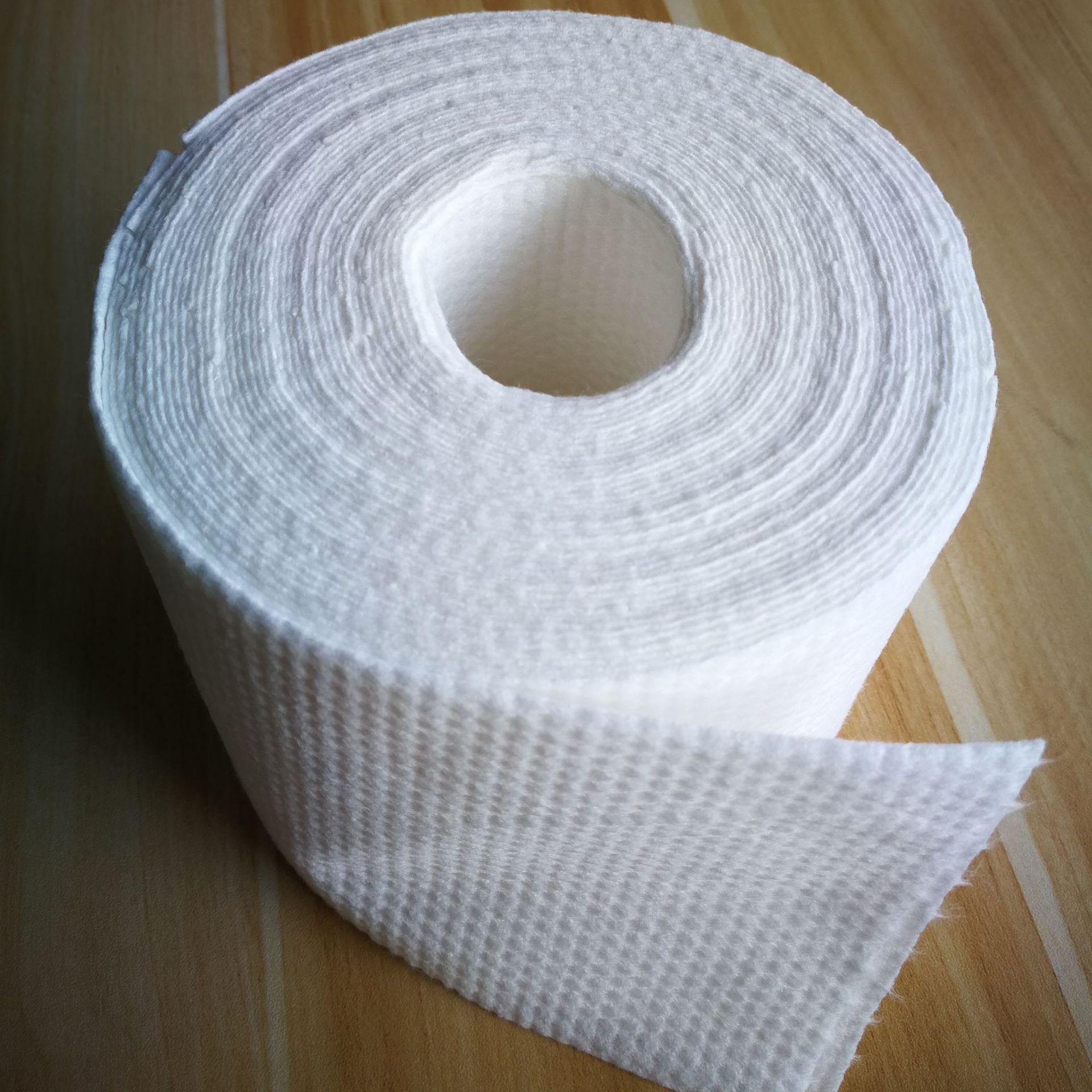 厂家直供水刺无纺布干湿棉柔巾 棉质洗脸巾,吸水吸汗珍珠纹抹布