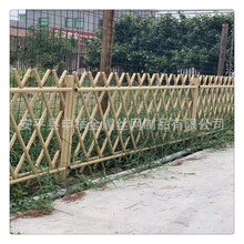 厂家直销隔离仿竹篱笆翠绿色仿竹围栏