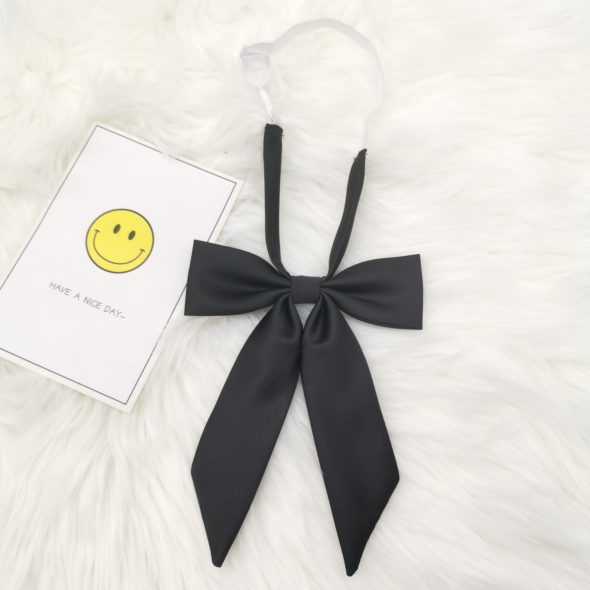 shindek原创jk领结 k长柄斜角 纯色领花女斜纹百搭制服衬衫配饰