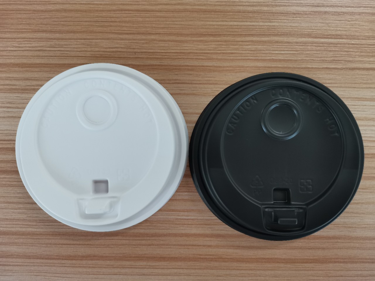 厂家直销90pp双孔奶茶咖啡杯盖一次性透明塑料杯盖圆形咖啡盖批发