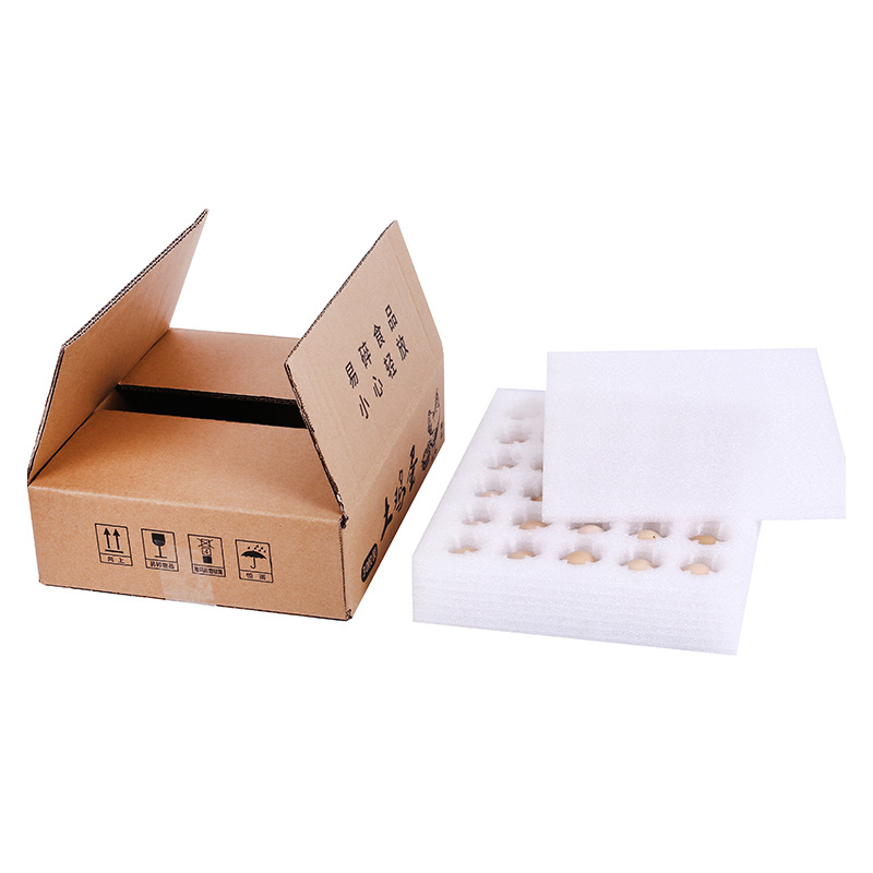 epe珍珠棉 鸡蛋托30枚泡沫快递防震防摔土鸡蛋托包装盒内衬泡棉