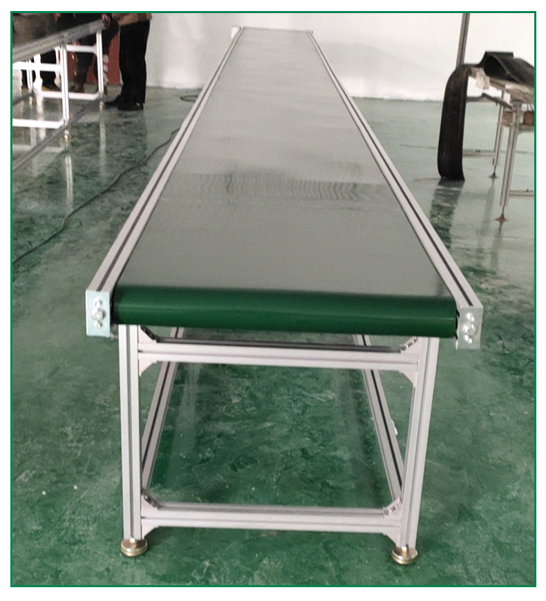 输送带流水线铝材皮带式输送机 自动化物流包装流水加工生产线厂