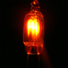 f6红光氖灯613红色氖管ne-2h测电笔小家电220V 110V高压氖泡灯