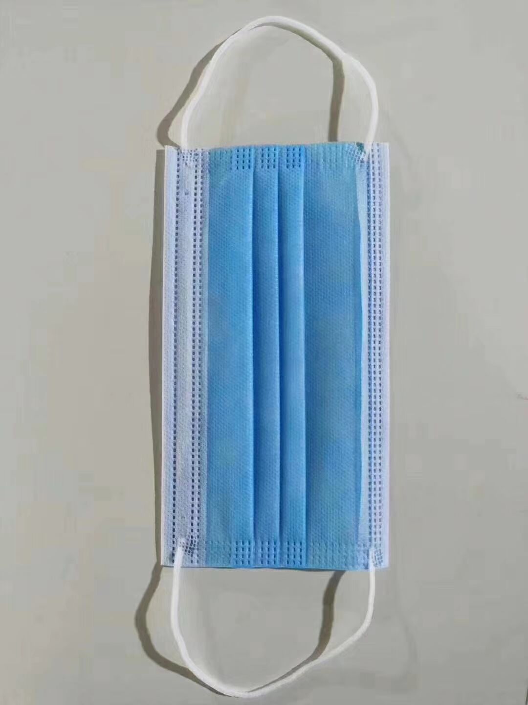 飘安一次性医用口罩三层无纺布口罩防雾霾防尘劳保口罩 蓝色