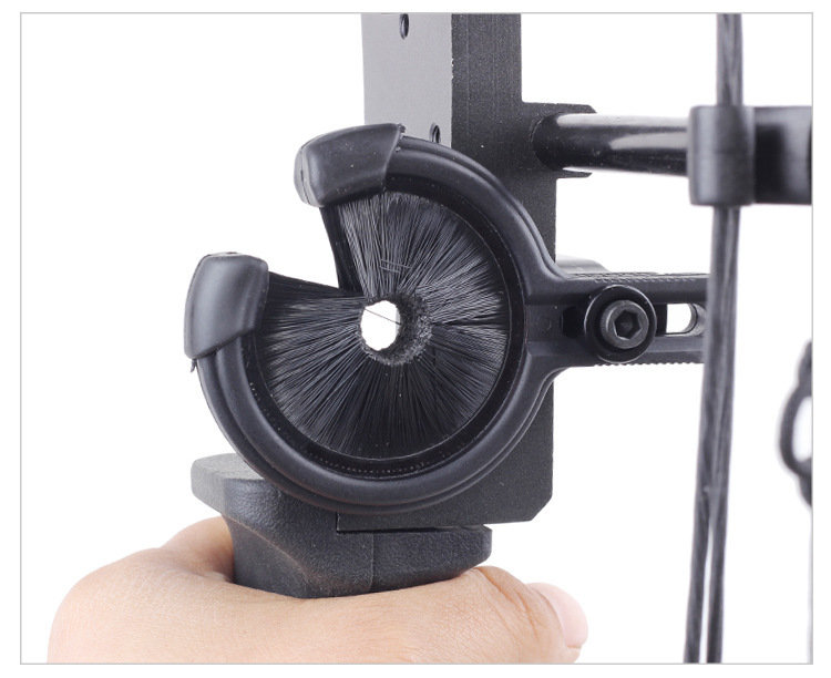 跨境批发鬃刷箭台tp813 复合反曲弓箭箭台包裹毛刷箭台左右手通用