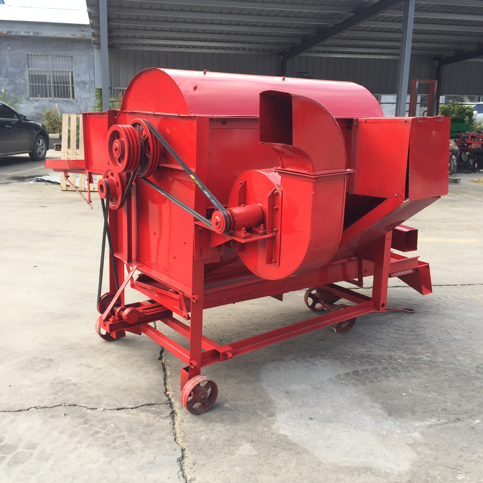 山东稻子小麦脱粒机 家用小麦脱粒机价格 蚕豆打粒机图片