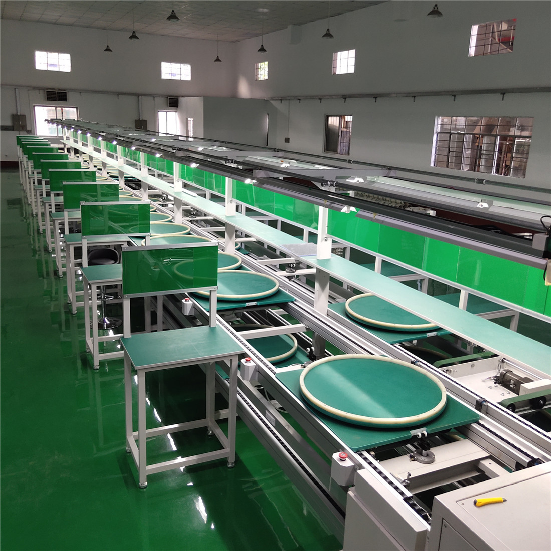 服务器倍速链流水线 pack装配线 电机装配 总装线 锂电池组装线