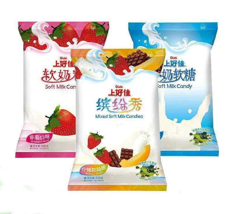 120克上好佳软糖牛奶味/草莓味