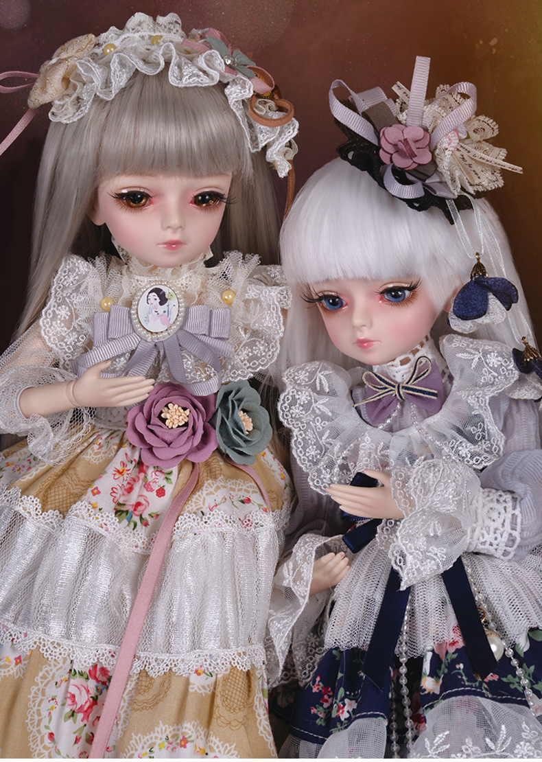 多丽丝kd凯蒂45cm关节娃娃bjd/sd女孩洋娃娃换装公主玩具生日礼物