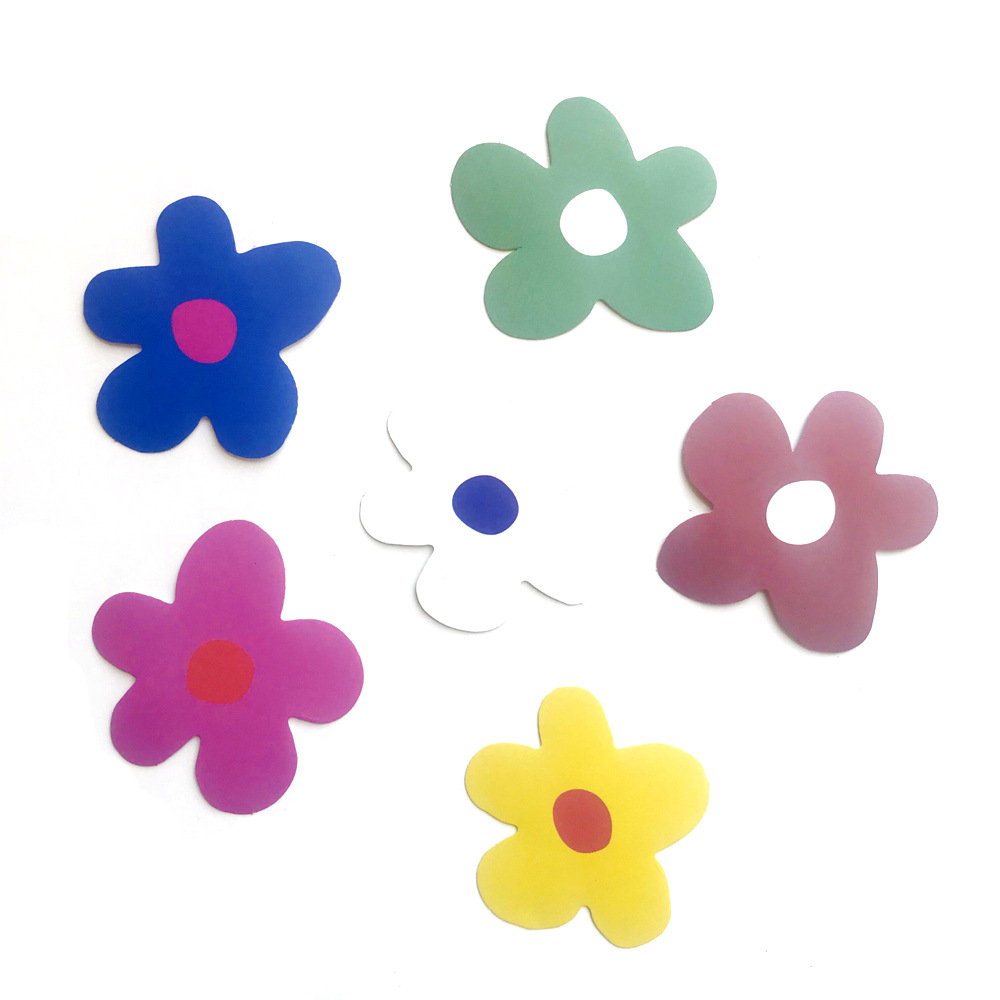 贴纸泫雅风可爱少女小花小清新防水贴花ins网红款