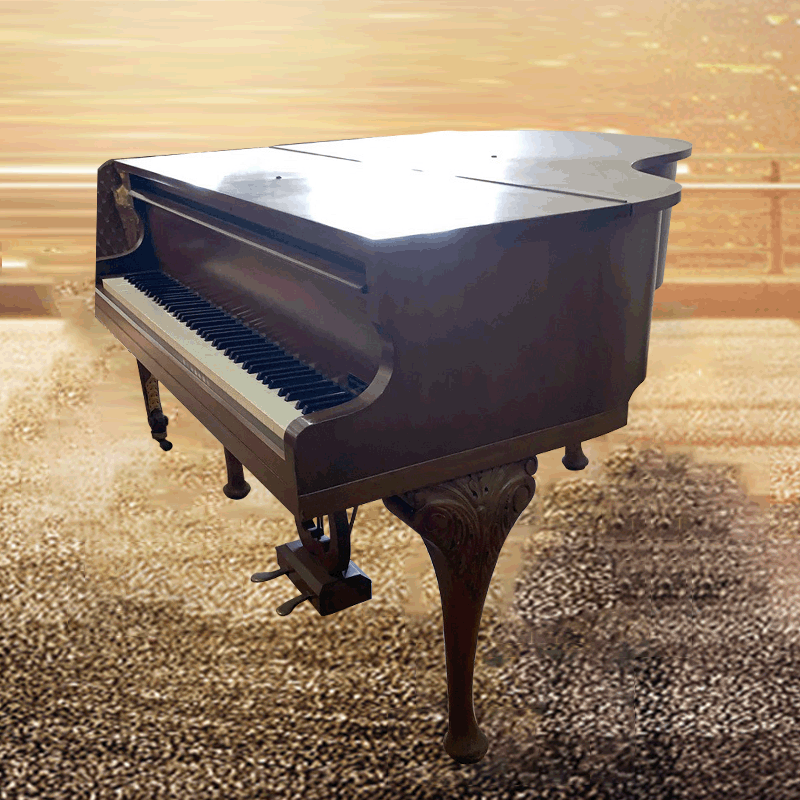 英国kemble红木钢琴,长度150厘米小三角钢琴,不占空间