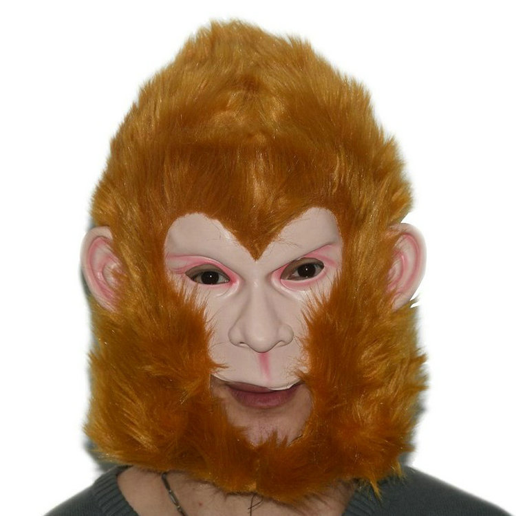 新孙悟空面具西游记齐天大圣美猴王头套影视人物扮演搞笑道具批发