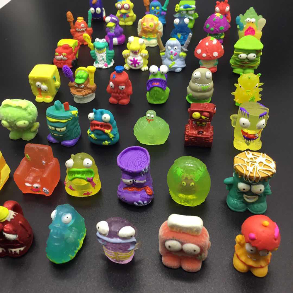 正版散货 新款垃圾虫 怪兽垃圾人 隐藏款软胶公仔玩具 扭蛋小玩具