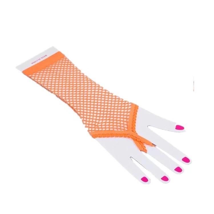 单色勾指渔网手套舞会酒吧ktv表演手套婚庆舞台手套亚马逊爆款