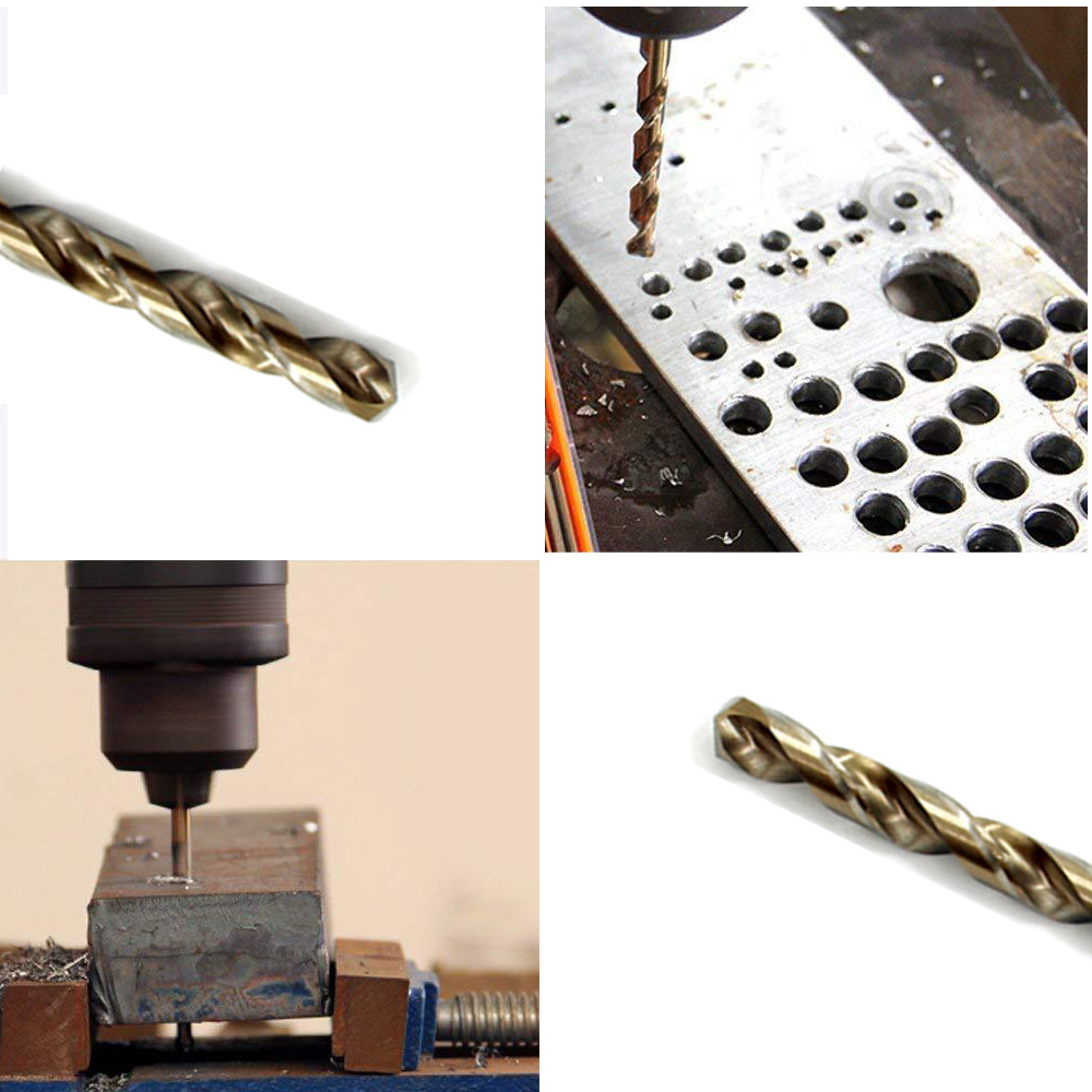 麻花钻头m35全磨含钴不锈钢开孔器金属钢板钻头 铝合金扩孔打孔器