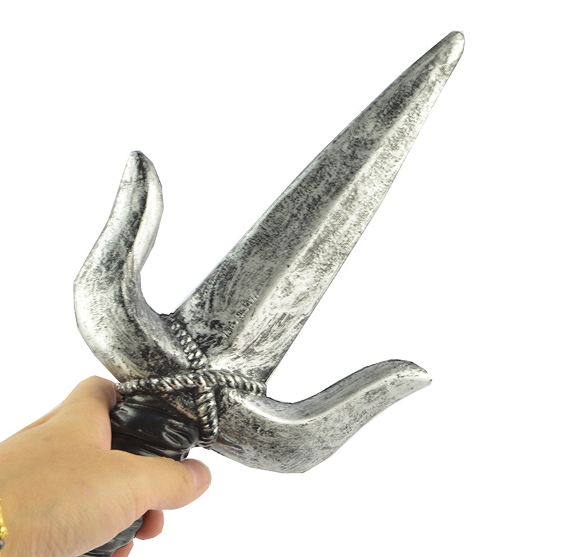 速卖通三叉戟魔鬼叉子万圣节舞台圣诞节活动道具儿童表演塑料玩具