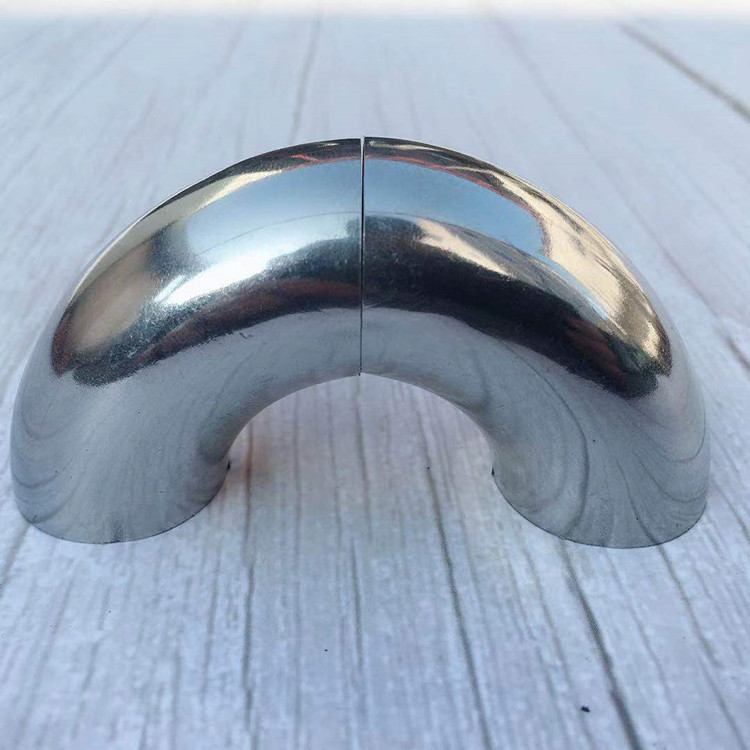 不锈钢90度弯头304jp柜弯头排气管道扶手护栏201装饰弯头转接头