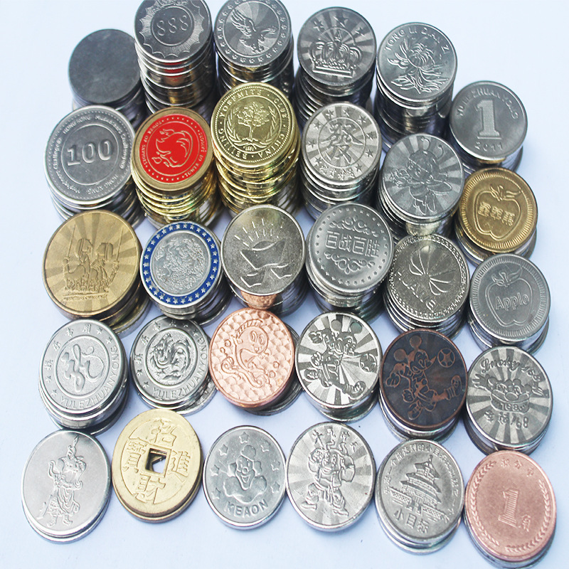 定制游戏币游戏机币娃娃币订做纪念币积分币金属币代币硬币不锈钢