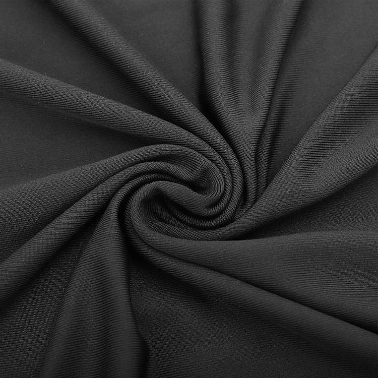 现货100d牛奶丝针织面料纺织四面弹力汗布t恤打底衫里布复合布料