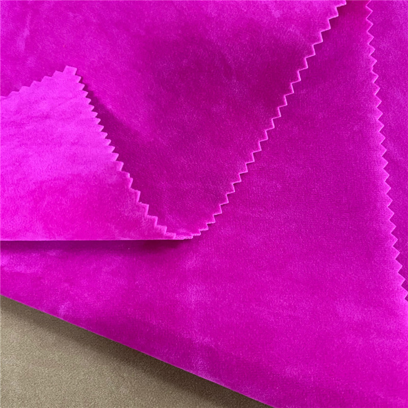 加绒布料各种植绒产品经编植绒布单双面西施绒鹿皮绒磨花绒