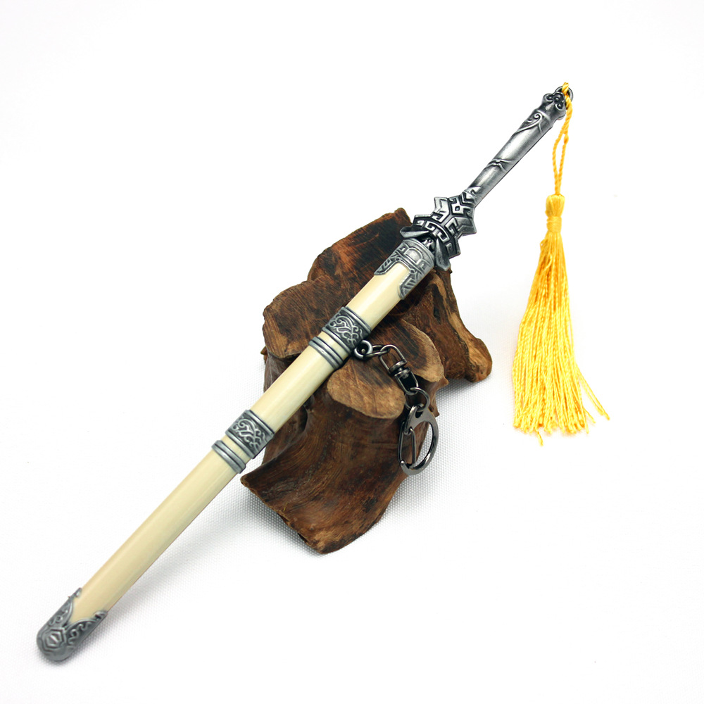 工厂直销 周边仙剑奇缘 纯阳画影剑合金模型武器摆件22cm带鞘