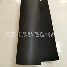 玻璃切割台毛毡 加硬桌布 操作台工作台毛毡布 黑色台垫 可定制