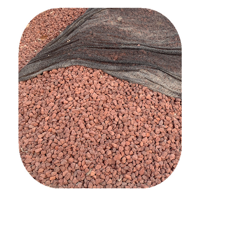 多孔火山石 红色火山石厂家 多肉铺面火山石 2-4mm火山石