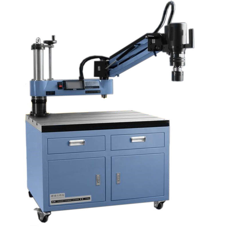 14年台湾伟祥品牌摇臂伺服电动攻丝机,万向折臂电动攻牙机 万能攻丝机