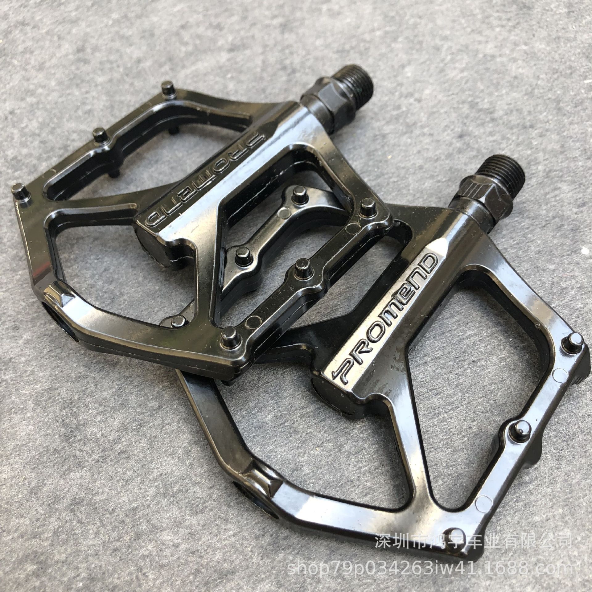 跨境 铝合金脚踏 du轴承 山地车培林踏板 单车脚踏防滑铝合金培林
