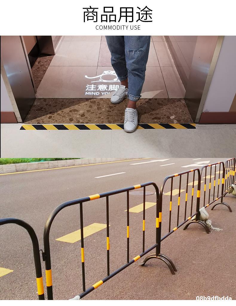 反光警示胶带红白黄黑斜纹耐磨贴纸地板反光膜安全警戒划线